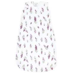 Sleep Bags|Pyjamas>Perlimpinpin Muslin Sleep Bag 0-36 months - Lavender White
