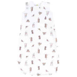 Outlet Muslin Sleep Bag 0-36 months - Taupe Sleep Bags|Pyjamas