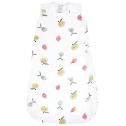 Sleep Bags|Pyjamas>Perlimpinpin Muslin Sleep Bag 0-36 months - Fruits White