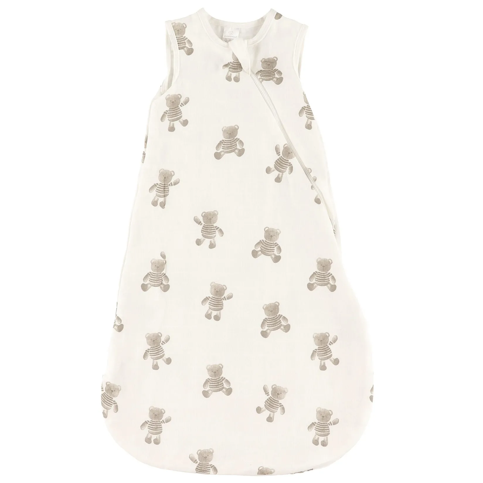 Sleep Bags|Pyjamas>Abond Muslin Sleepsack on Hanger - Bear Ivory