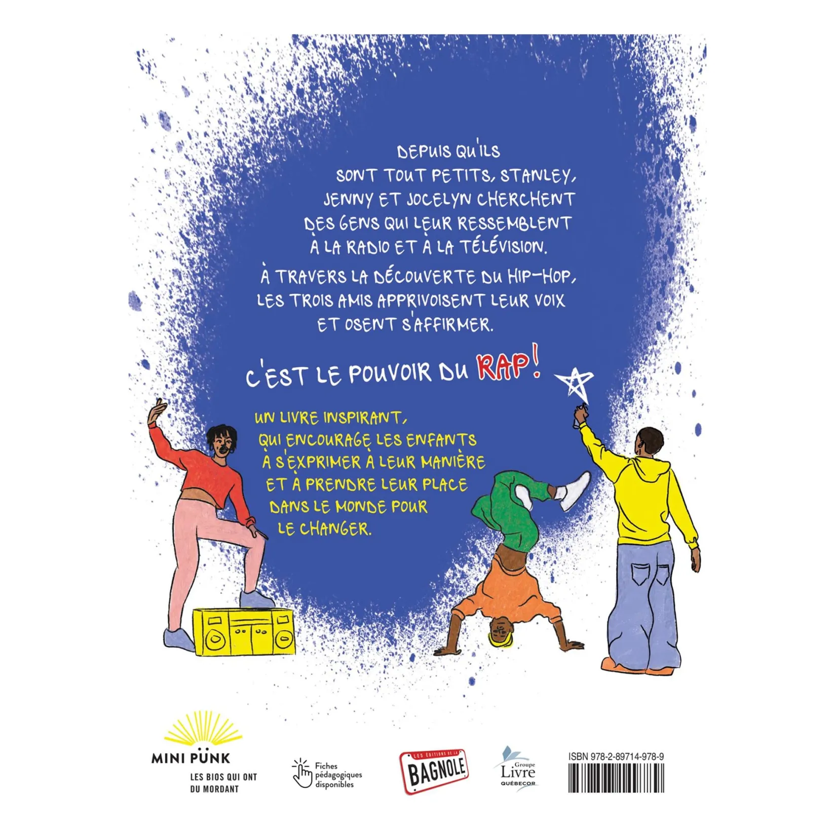4 Years And Over|2 Years And Over>Clement - Librairie Muzion - Le Rap Québécois Expliqué aux Enfants