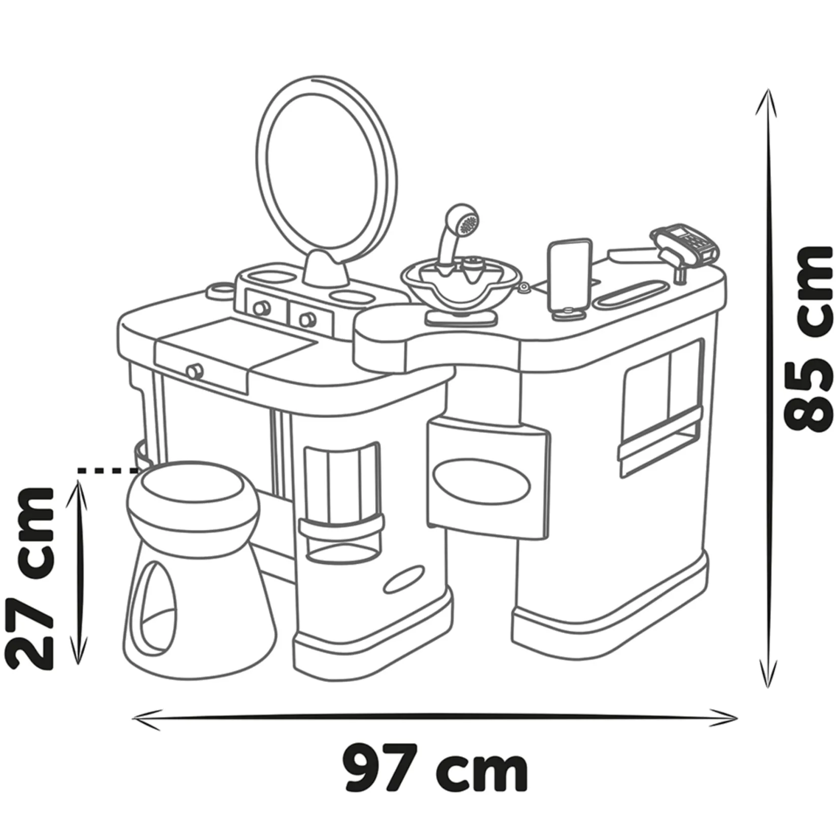 Outlet my Beauty Salon 32 Pieces Kids Pretend Play & Imitation
