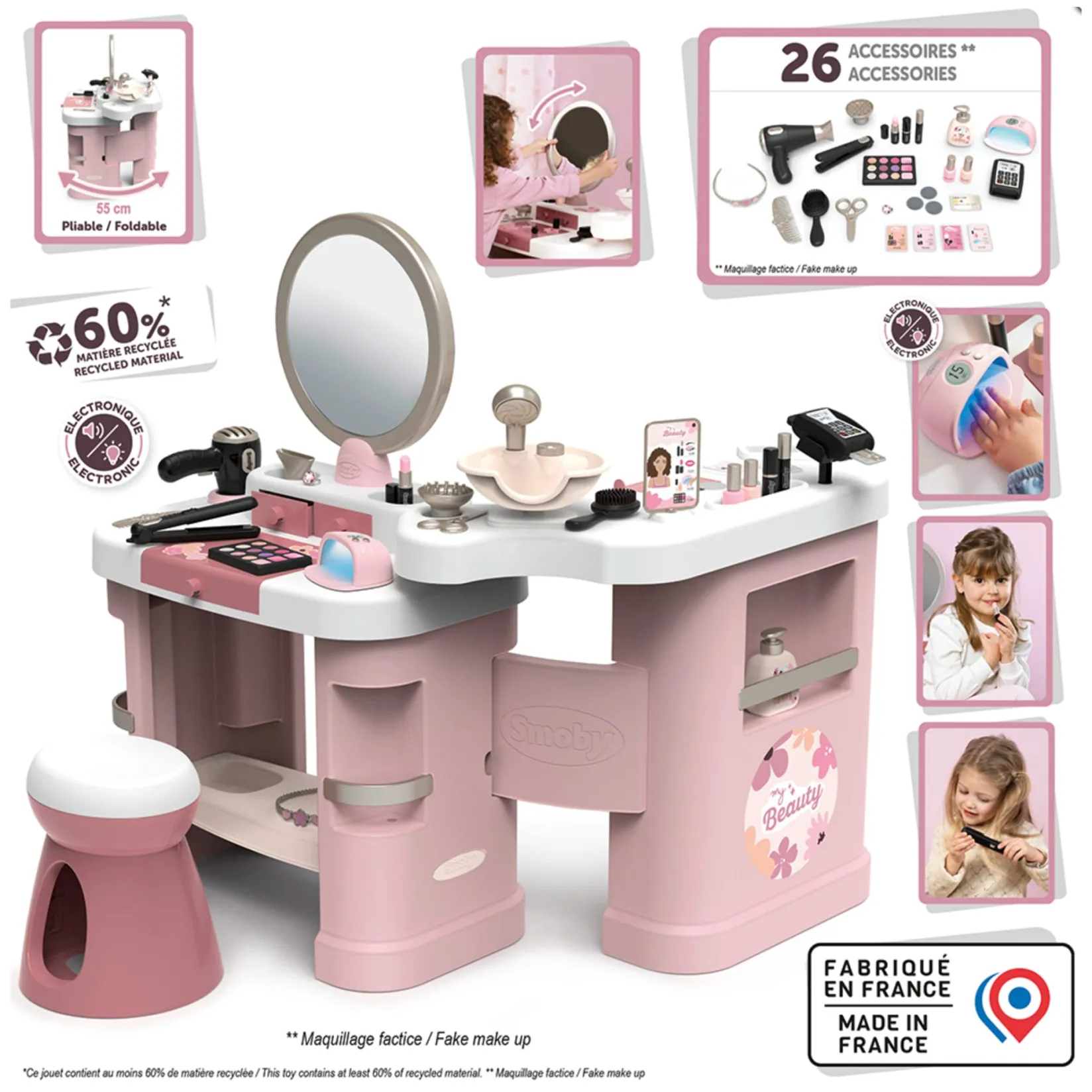Outlet my Beauty Salon 32 Pieces Kids Pretend Play & Imitation