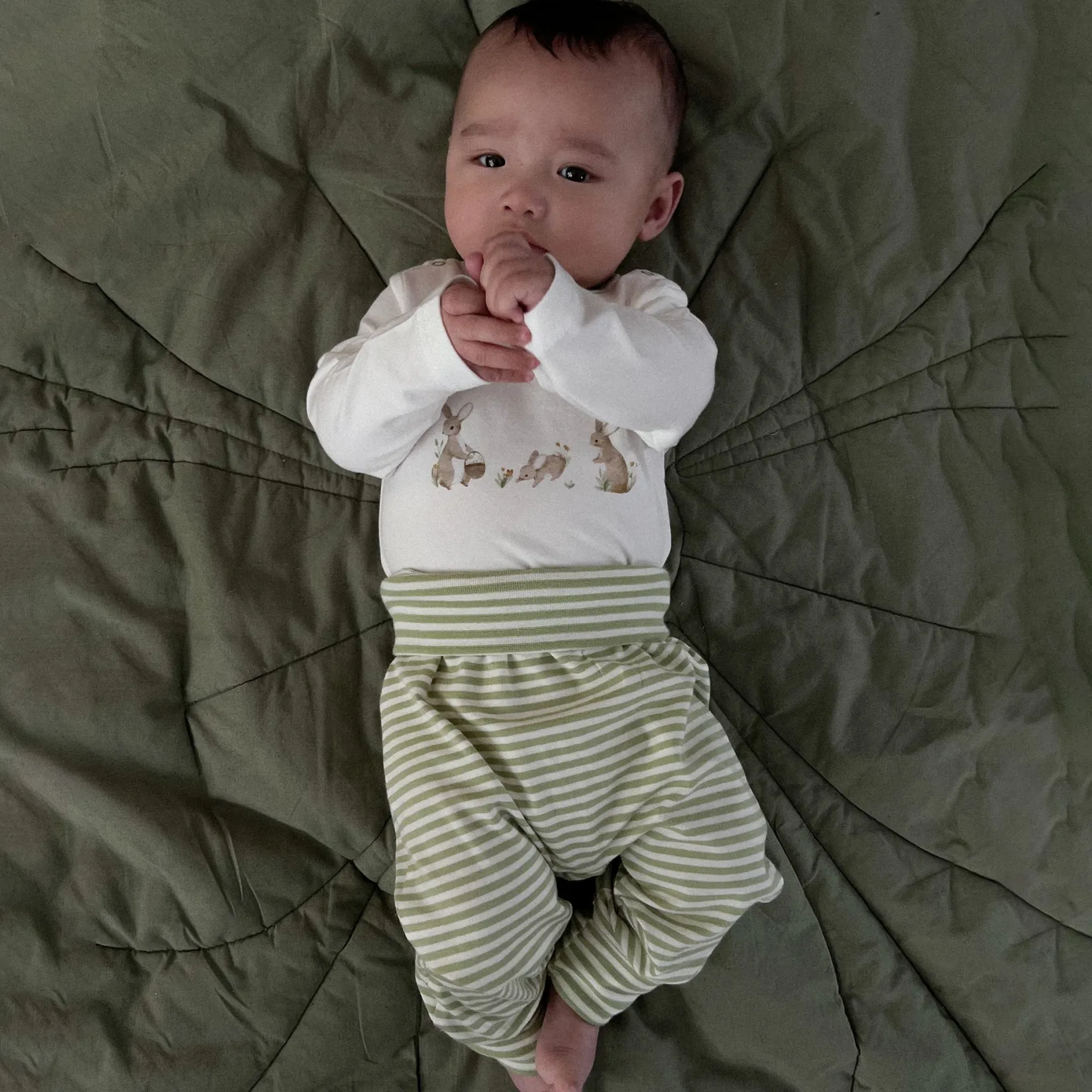 Preemie Clothing|Pants>Mon Premier My First Pant Premature-18m Sage
