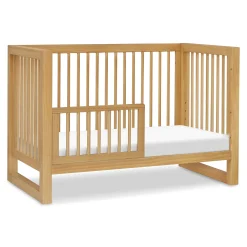 Hot Nantucket 3-in-1 Convertible Crib with Toddler Bed Conversion Kit - Honey Cribs & Mattresses|Cribs & Mattresses
