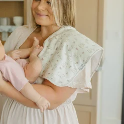 Hot Natalie Flower Burp Cloths Set Breastfeeding|Nursing Covers