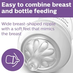 Hot Natural Response Nipple (2) Flow 1M+ Breastfeeding|Bottles & Nipples