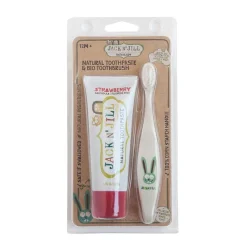Outlet Natural Toothpaste and Toothbrush - Strawberry Oral Care