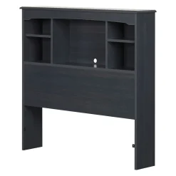 Outlet Navali Twin Bookcase Headboard - Blueberry Twin, Full & Queen Beds