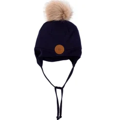 Beanies>Nano Lined Beanie 2-6y Navy