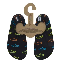 Clearance Neon Sharks Slippers 18-27 Sandals