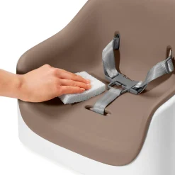 Discount Nest Booster Seat with Removable Cushion - Taupe High Chairs & Booster Seats|High Chairs & Booster Seats