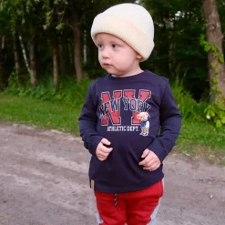 Tops>Chat Botte New York Academy T-Shirt 2-10 Navy