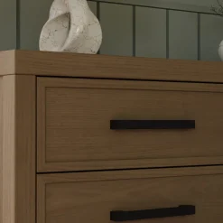 Outlet Newbern 6-Drawer Assembled Dresser - Driftwood Storage Furniture