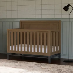 Online Newbern 4-in-1 Convertible Crib - Driftwood Cribs & Mattresses|Cribs & Mattresses