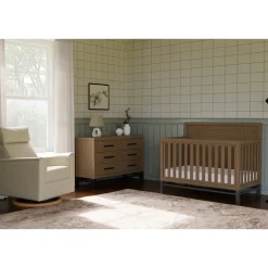 Online Newbern 4-in-1 Convertible Crib - Driftwood Cribs & Mattresses|Cribs & Mattresses
