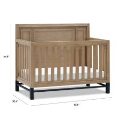 Online Newbern 4-in-1 Convertible Crib - Driftwood Cribs & Mattresses|Cribs & Mattresses