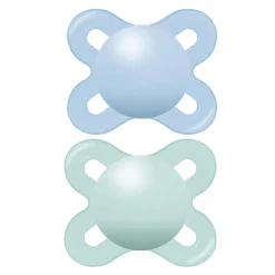 Pacifiers & Clips|Pacifiers & Clips>Mam Baby Newborn Anatomical Pacifier Matte (2) - Blue