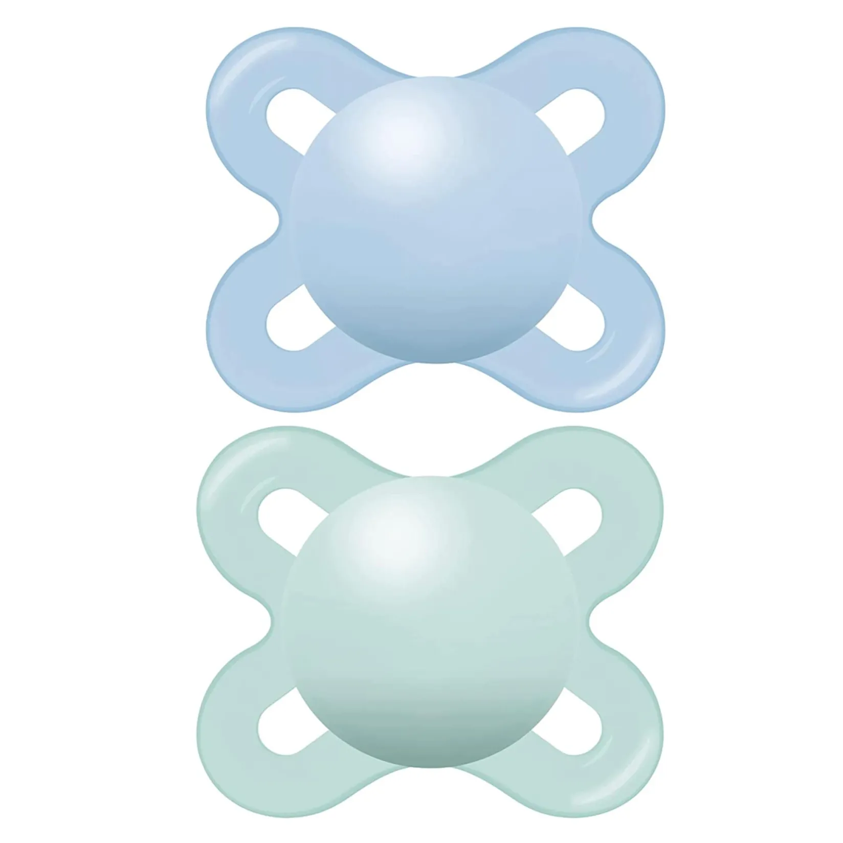 Pacifiers & Clips|Pacifiers & Clips>Mam Baby Newborn Anatomical Pacifier Matte (2) - Blue