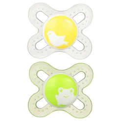 Pacifiers & Clips|Pacifiers & Clips>Mam Baby Newborn Anatomical Pacifier (2) - Yellow