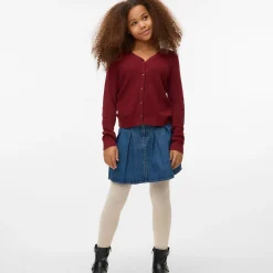 Fleeces And Sweatshirts|Tops>Vero Moda Newlex Cardigan 8-14 Burgundy