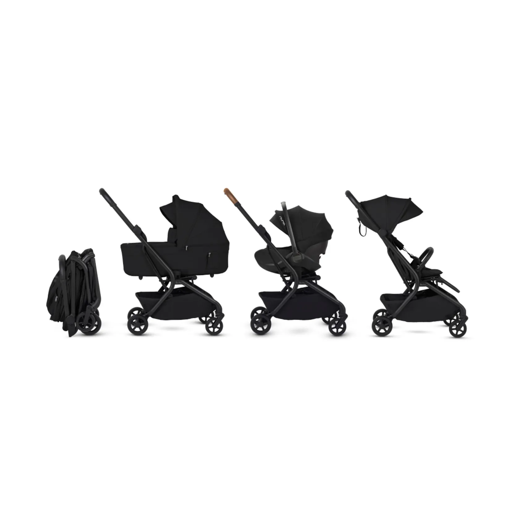 Strollers|Strollers & Trailers>Silver Cross Nia Stroller - Black Onyx