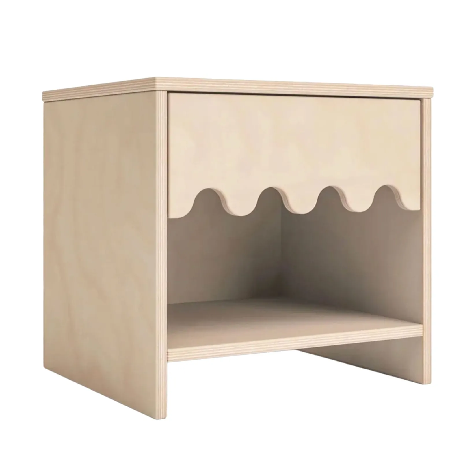 Nightstands>Oeuf Night Stand Moss - Natural