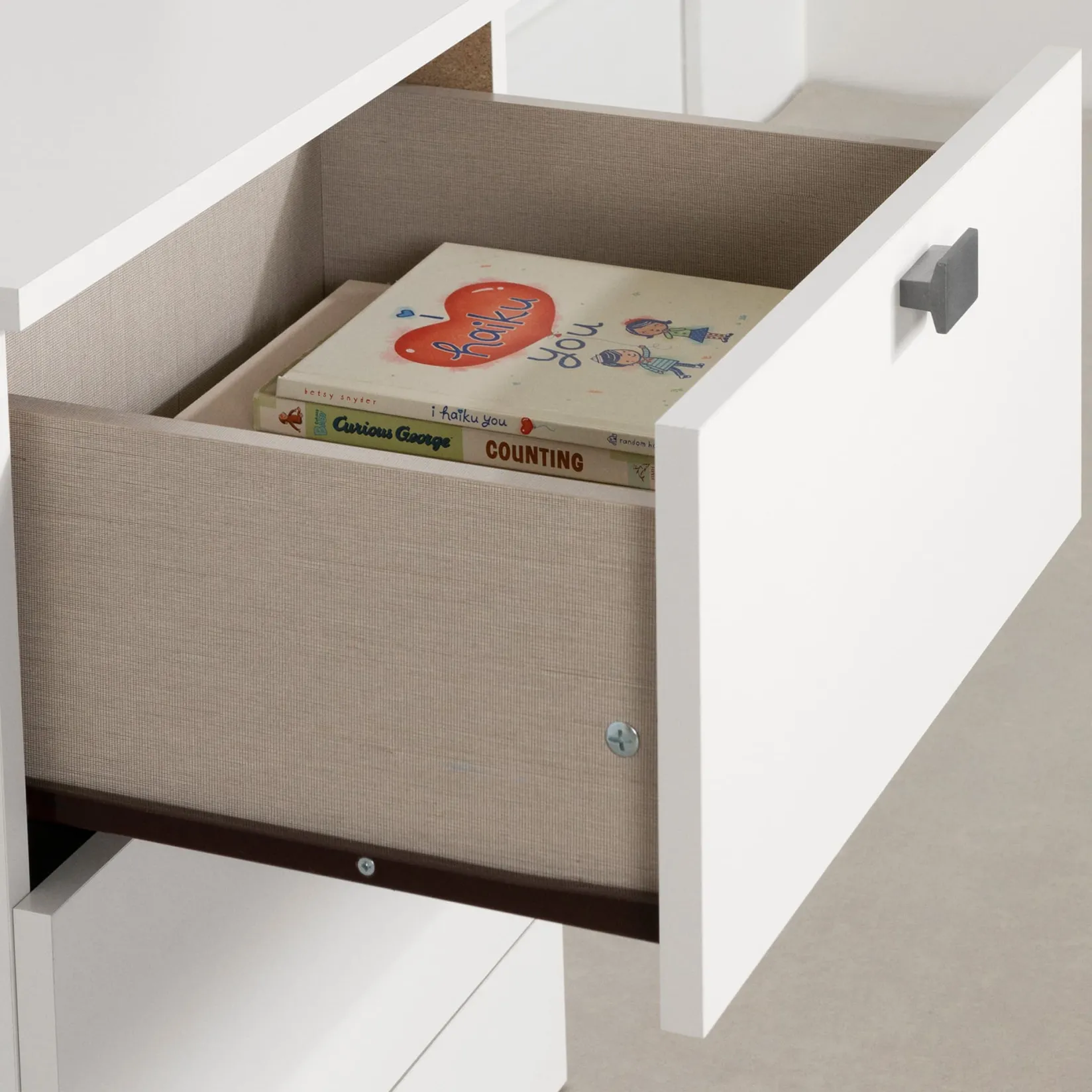 Nightstands>South Shore Nightstand Spark - White