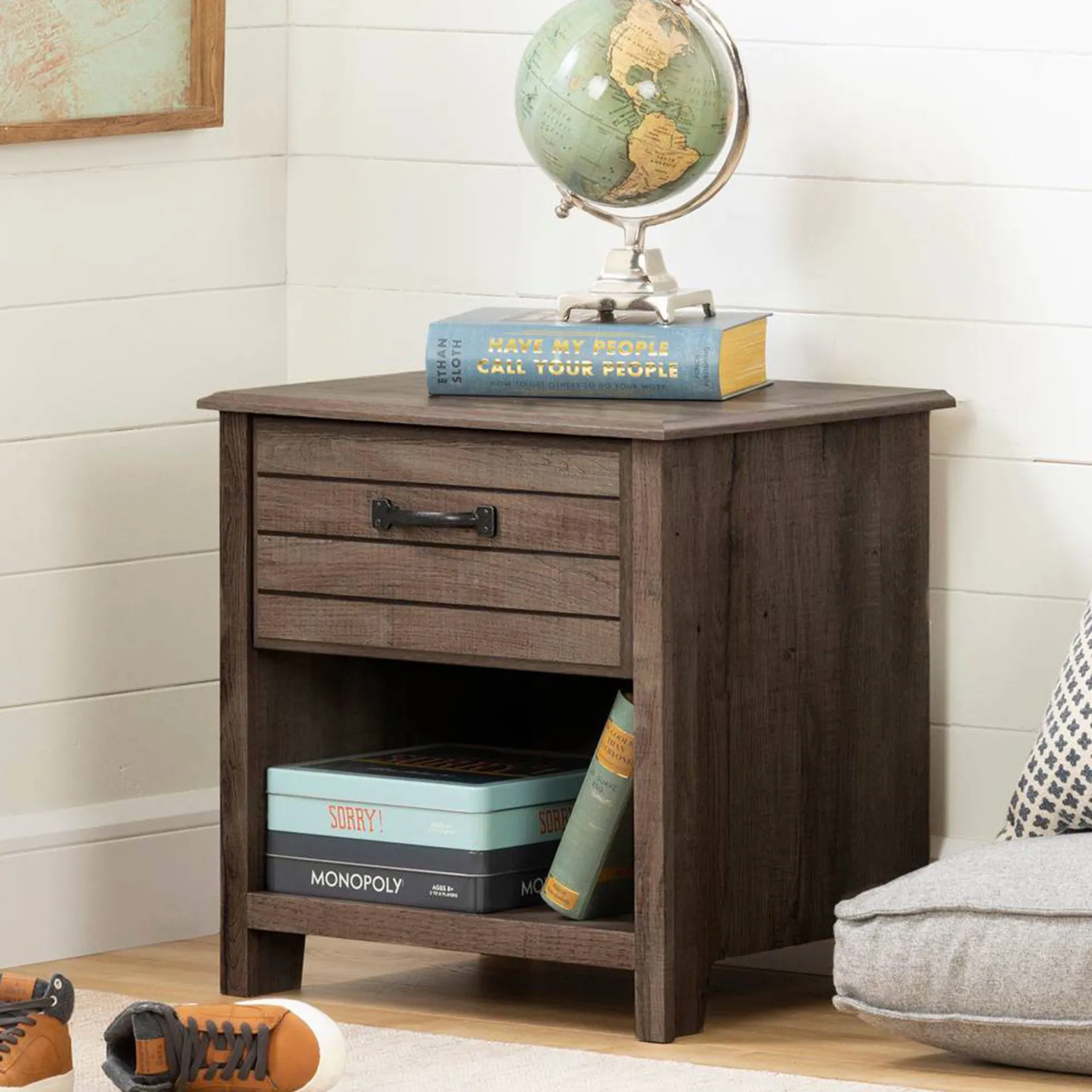 Nightstands>South Shore Nightstand Asten -Fall Oak