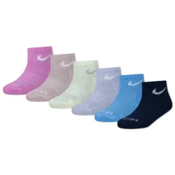 Socks|Underwear & Socks>Nike Ankle Socks (6) Sizes 7e-10e Pink
