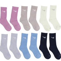 Socks|Underwear & Socks>Nike Crew Socks (6) Sizes 7e-10e Pink