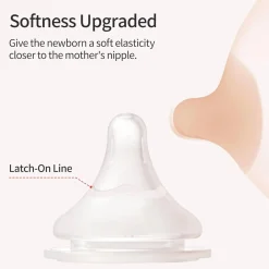 Outlet Nipple (3) 6m+ L Bottles & Nipples|Breastfeeding