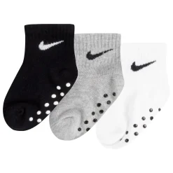 Socks|Underwear & Socks>Nike No Slip Socks (3) 6-12m Black