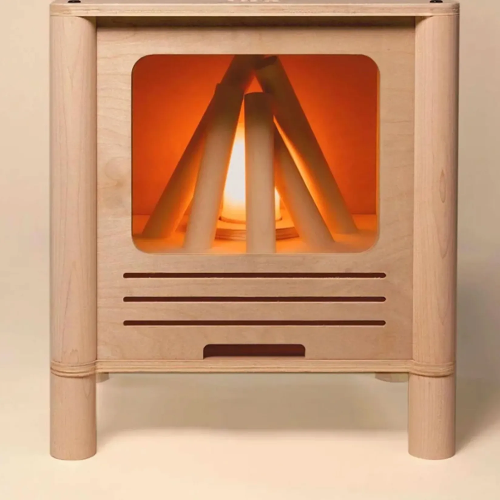 Kid'S Tables & Chairs>Oramood Nordik Fireplace - Naturel/Sage