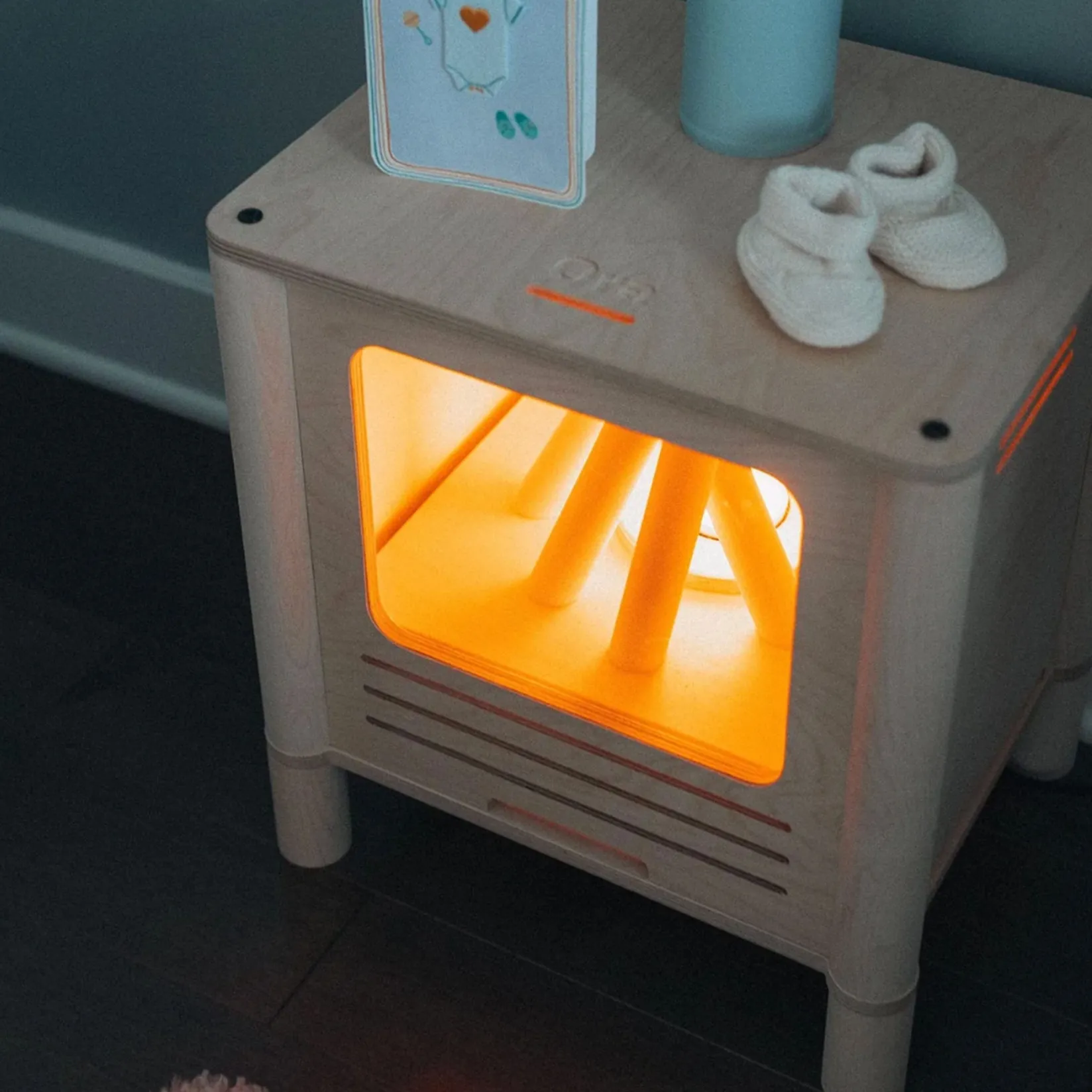 Kid'S Tables & Chairs>Oramood Nordik Fireplace - Naturel/Black