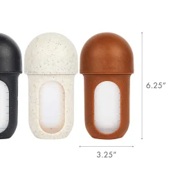 Sale Nursh Silicone Bottle 8oz (3) Bottles & Nipples|Breastfeeding