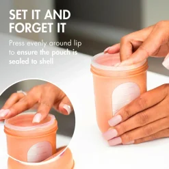 Hot Nursh Silicone Bottle 8oz (3) - Metallic Colors Bottles & Nipples|Breastfeeding