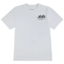 Tops>Abercrombie Kids Nyc Sketch T-shirt 5-18y White