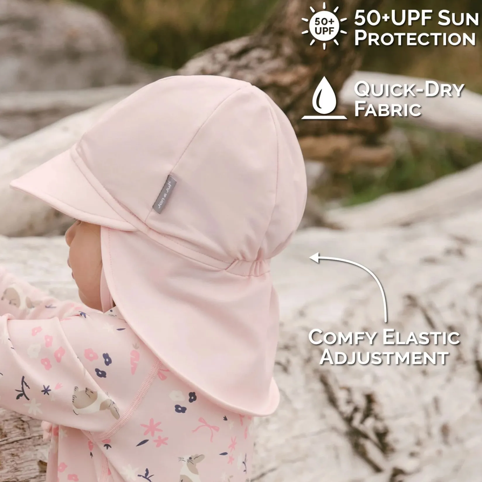Clearance Nylon Uv Sun Soft Cap 0-24m Hats And Caps