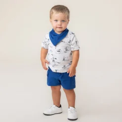 Outfit Sets>Nano Ocean Cargo Short Set 6-24m Ivory