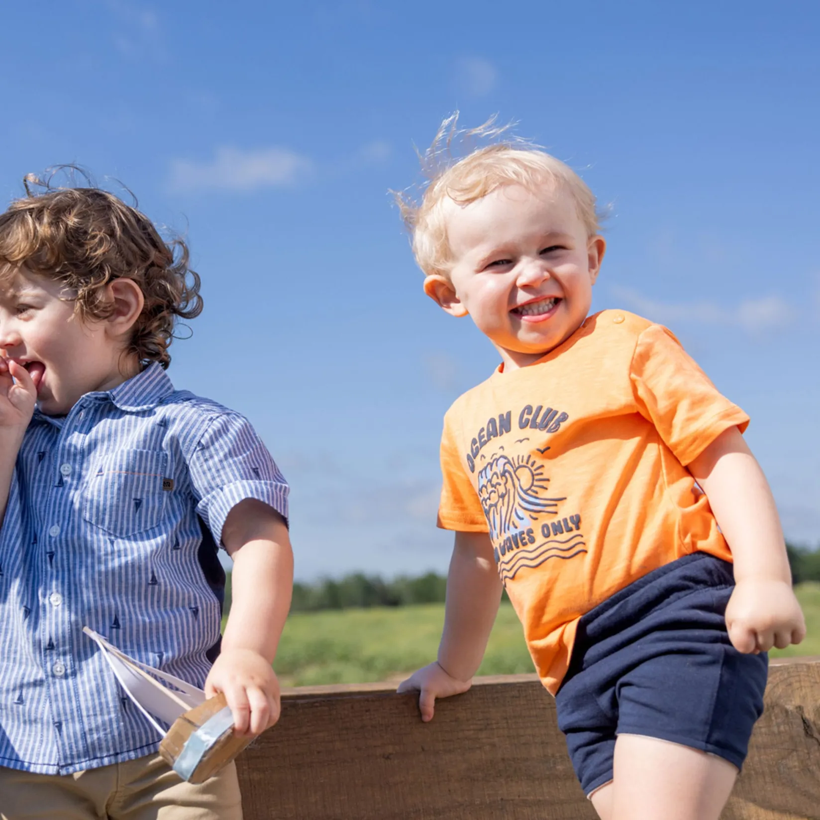 Clearance Ocean Short Set 6-24m BOY Outfit Sets
