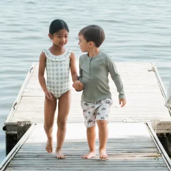 Swimsuits>Petit Lem Rashguard 2-7y Olive