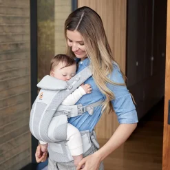 Outdoors & Travel|Baby Carriers>Ergobaby Omni Breeze 360 Baby Carrier - Pearl Grey