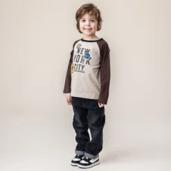 Tops>Nano One Way Raglan T-shirt 2-12 Beige