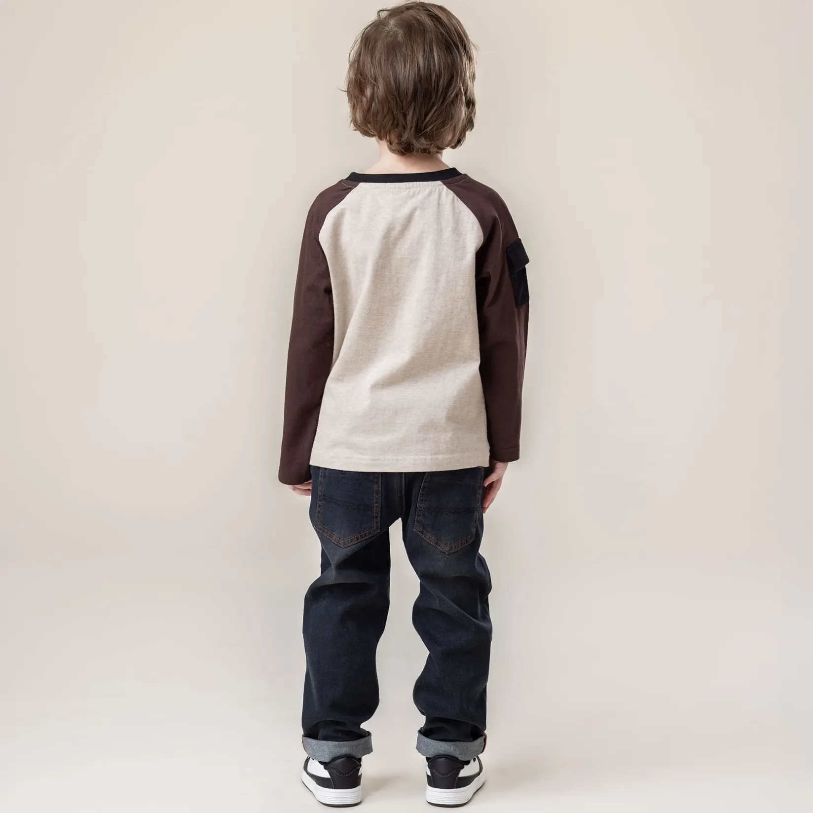 Tops>Nano One Way Raglan T-shirt 2-12 Beige