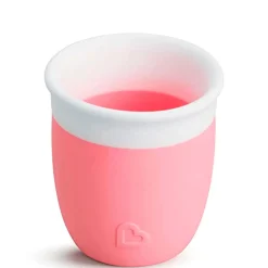 Cups & Tumblers|Cups & Tumblers>Munchkin Open Training Silicone Cup 2oz - Coral