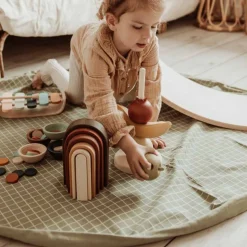 Storage>Play N Go Organic Grid Green Storage Bag