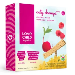 Outlet Organic Oat Bars- Oaty Chomps - Raspberry, Beet and Chia ( From 12 months ) Baby Food & Snacks