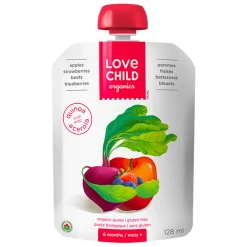 Best Organic Puree - Superblends - Apples, Strawberries, Beets and Blueberries ( From 6 months ) Baby Food & Snacks