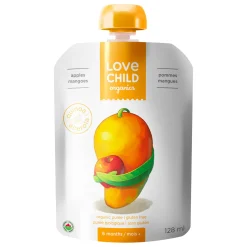 Baby Food & Snacks>Love Child Organics Organic Puree - Superblends - Apples and Mangoes ( From 6 months )